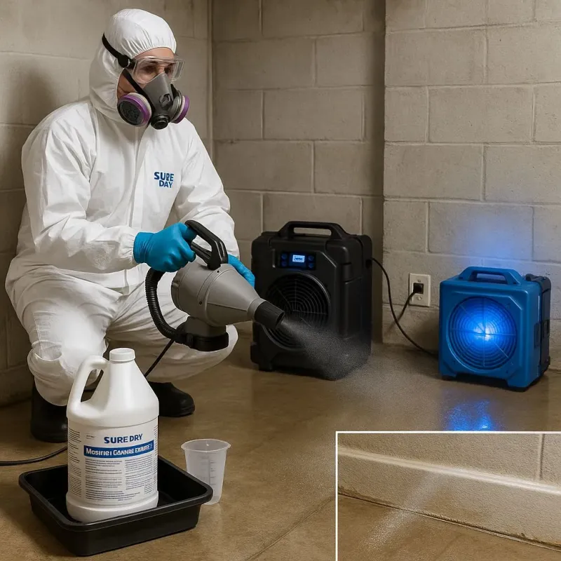 Sanitization and Odor Removal process in Southchase, FL